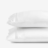 Hewett Luxe Smooth Egyptian Cotton Sateen Pillowcase Set - White, Standard