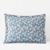 Julienne Classic Cool Cotton Percale Sham - Floral Blue, Standard
