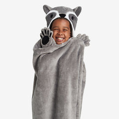 Plush Character Throw - Raccoon