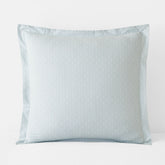 Clemencia Classic Cool Cotton Percale Sham - Geo Pale Blue, Euro