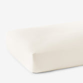 Classic Smooth Rayon Made From Bamboo Sateen Fitted Bed Sheet - Ivory, Twin XL