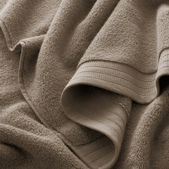 Plush Spa Solid Bath Sheet - Mocha
