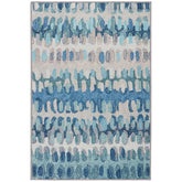 Paint Chip Washable Rug - Blue, 3' x 5'