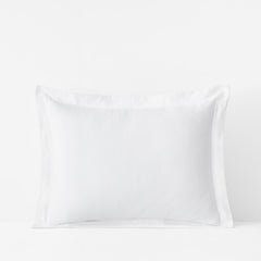 Premium Ultra-Cozy Cotton Velvet Flannel Sham - White, King