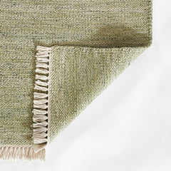 Handwoven Textured Performance Rug - Green, 8' x 10'
