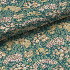 Garden Traditional Wallpaper - Green/Tan, Roll