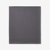 Classic Ultra-Cozy Cotton Velvet Flannel Flat Bed Sheet - Stone Gray, Queen