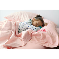 Classic Cool Organic Cotton Percale Solid Sham - Petal Pink, Euro