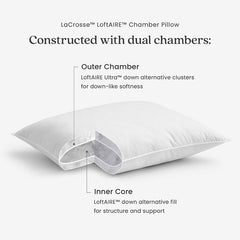LoftAIRE™ Down Alternative Chamber Pillow - Medium, King