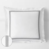 Hewett Luxe Smooth Egyptian Cotton Sateen Sham - Gray, Euro