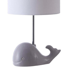 Ceramic Animal Table Lamp - Gray, Whale