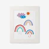 Magical Rainbows Wall Art - Pink