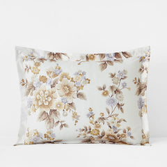 Primrose Bloom Premium Smooth Wrinkle-Free Sateen Sham - Beige Multi, Standard