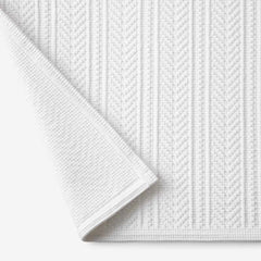 Flatwoven Textured Bath Mat - Stripe, 17 in. x 24 in.