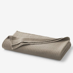 Gossamer Cotton Blanket - Taupe, Twin/Twin XL