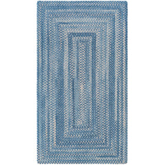 Bambini Braided Chenille Rug - Blue, 5' x 8'