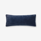 Decorative Lumbar Pillow Cover - Navy, 14 in. x 40 in.