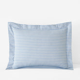 Classic Oxford Yarn-Dyed Stripe Sham - Blue/Beige, Standard