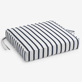 Replacement Boxed Edge Chair Cushion - Lido Stripe, 21 in. x 19 in.