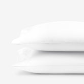 Classic Smooth Wrinkle-Free Sateen Pillowcase Set - White, Standard
