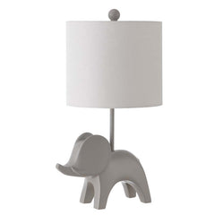 Ceramic Animal Table Lamp - Gray, Elephant