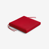 Replacement Knife Edge Chair Cushion - Jockey Red, 18 in. x 18 in.