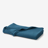 Cotton Weave Blanket - Teal, King/Cal. King