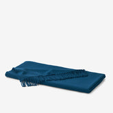 Luxe Lambswool Throw - Teal