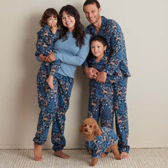 Family Flannel Women's Jogger Pants Pajama Set - Reindeer, XXXL