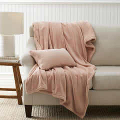 Decorative Lumbar Pillow Cover - Rose, 14 in. x 30 in.