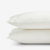 Premium Cool Supima® Cotton Percale Pillowcase Set - Cream, King