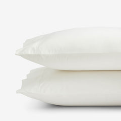 Premium Cool Supima® Cotton Percale Pillowcase Set - Cream, King