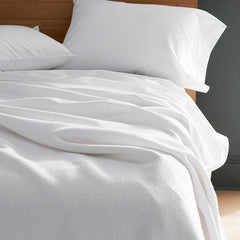 Organic Cotton Blanket - White, Full