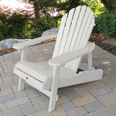 Folding and Reclining Adirondack Chair - White
