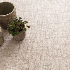 Crosshatch Hand Hooked Wool Rug - Ivory, 4' x 6'
