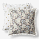 Flower Reversible Decorative Square Pillow Cover - Multi, 20 in. x 20 in.