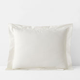 Classic Smooth Wrinkle-Free Sateen Sham - Creme, King