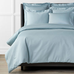 Premium Smooth Supima® Cotton Wrinkle-Free Sateen Duvet Cover - Cloud, King/Cal. King