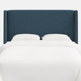 Gramercy Textured Linen Headboard - Navy, Cal King