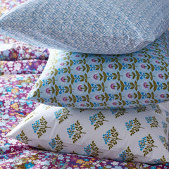 Idril Classic Cool Cotton Percale Bed Sheet Set - Flower, Twin