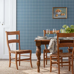 Plaid Removable Wallpaper - Mineral, Roll