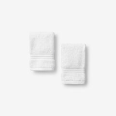 Cotton & TENCEL™ Lyocell Washcloths, Set of 2 - White