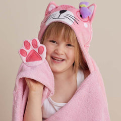 Hooded Towel - Stylish Cat