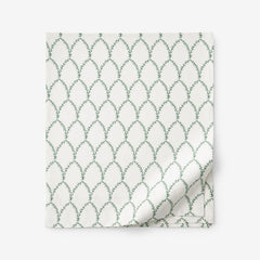 Laurel Classic Smooth Sateen Flat Bed Sheet - Sage, King/Cal King