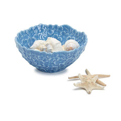 Hydrangea Dip Bowls, Set of 3 - Blue