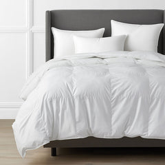 Premium LoftAIRE Ultra™ Alberta Down Alternative Light Warmth Comforter - White, Full/Queen
