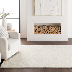 Ramsey Hand Knotted Wool Rug - Ivory, 2' 6" x 8' Runner