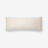 Decorative Lumbar Pillow Cover - Ivory, 14 in. x 40 in.