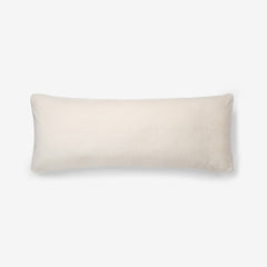 Decorative Lumbar Pillow Cover - Ivory, 14 in. x 40 in.