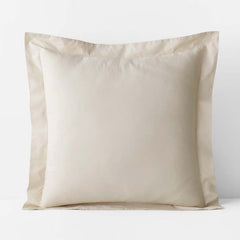 Premium Cool Supima® Cotton Percale Sham - Oatmeal, Euro